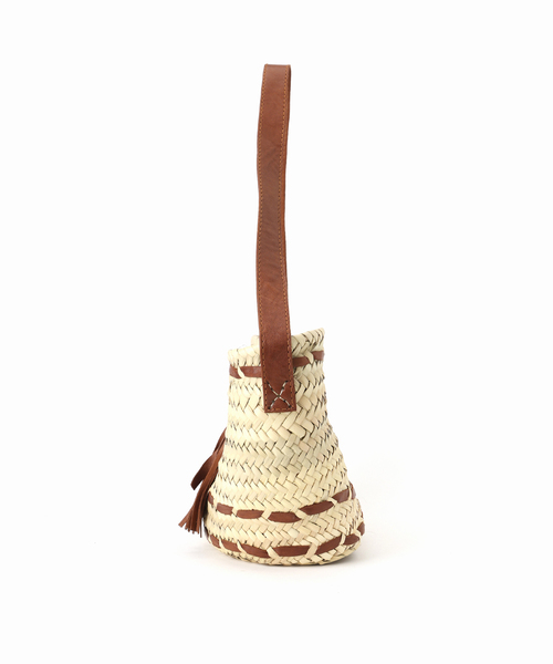 KECH かごバッグ 中型 ナチュラル KECH LeS ESSENTIELS バッグ カゴバッグ ESSENTIELS/ケッシュ ル