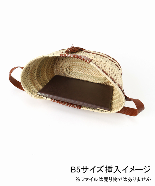 セール】KECH LeS ESSENTIELS SLOBE別注 RAFFIA TASSEL BAG KBG