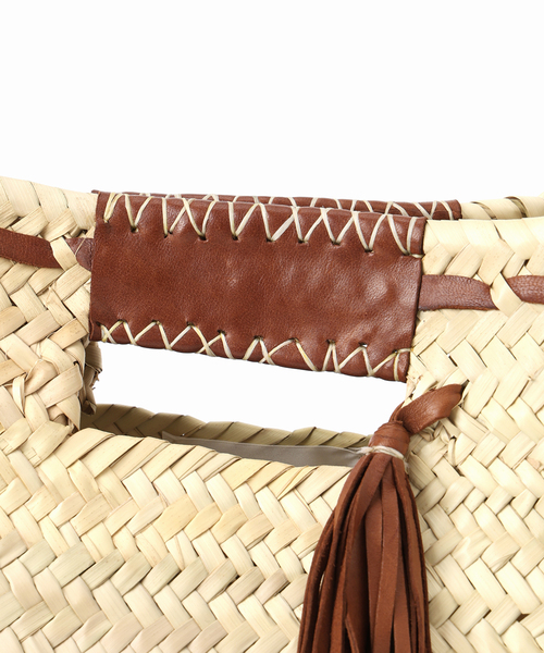 セール】KECH LeS ESSENTIELS SLOBE別注 RAFFIA TASSEL BAG KBG