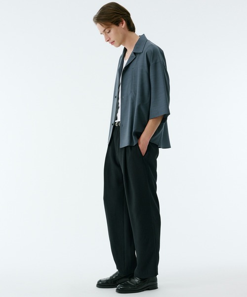 PUBLIC TOKYO 黒 スラックス 02 PUBLIC TOKYO スラックス ハイコンフォートリラックス2タック