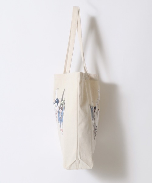 専用 トートバッグ⭐️限定パネル生地 ヨーキー セール】Animal Front ＆ Back Print Tote Bag/猫＆犬 アニマル