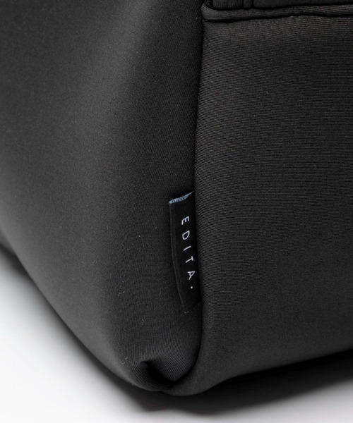 EDITA.（エディータ）の「ネオプレン ヘルメットリュック　通勤 / 通学（バックパック/リュック・レディース・ライトグレー/スミクロ・FREE）」の19枚目の写真