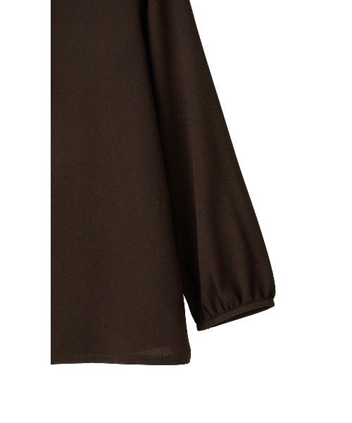 AOYAMA（アオヤマ）の「【6色から選べる！一枚でも透けにくい】長袖ボウタイブラウス/ホワイト/ベージュ/ラベンダー/ネイビー/ブラック/ブラウン｜通勤＆オフィス＆入卒＆セレモニー＆オケージョン｜手洗い可能｜〈オフィスでもお休みの日でも〉（シャツ/ブラウス・レディース・ベージュ/ホワイト/ラベンダー/ネイビー/ブラウン/ブラック・M/L/S/LL）」の21枚目の写真