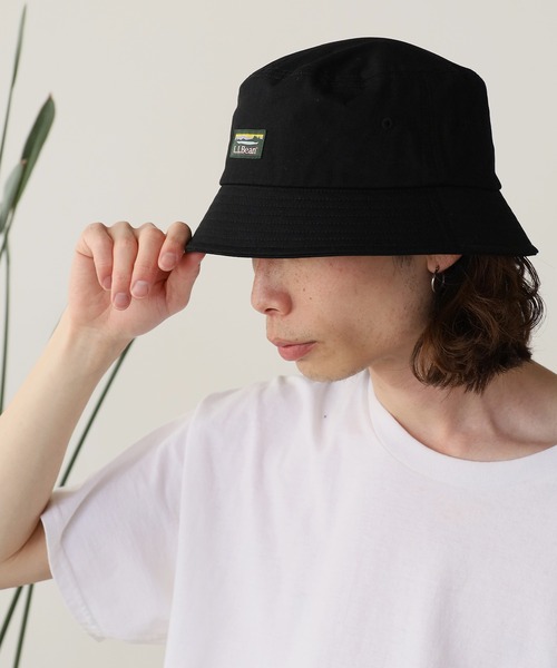 L.L.Bean(エルエルビーン)の「L.L.Bean/エル・エル・ビーン LB KTD TWILL DB BUCKET バケットハット(ハット・メンズ・オリーブ/ネイビー/ブラック/ベージュ・FREE)」の8枚目の写真