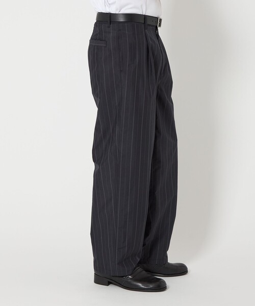 MONKEY TIME(モンキータイム)の「ストライプ タフタ イージー パンツ(その他パンツ・メンズ・ブラック/ネイビー・S/M/L)」の4枚目の写真