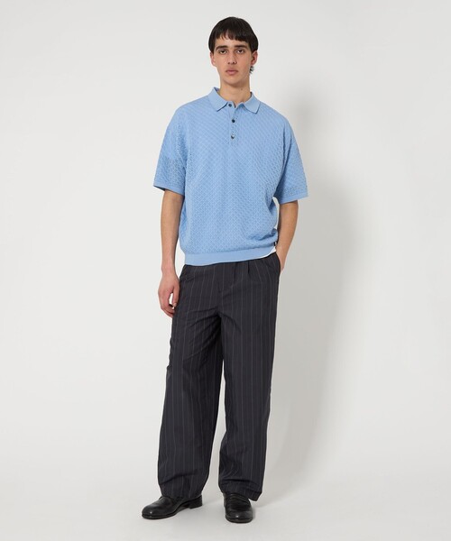 MONKEY TIME(モンキータイム)の「ストライプ タフタ イージー パンツ(その他パンツ・メンズ・ブラック/ネイビー・S/M/L)」の6枚目の写真