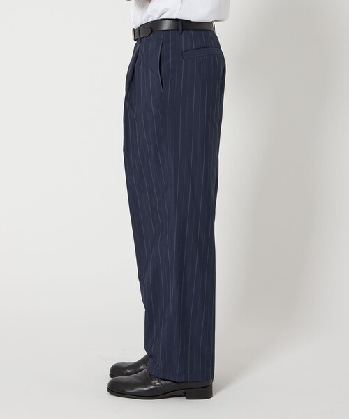 MONKEY TIME(モンキータイム)の「ストライプ タフタ イージー パンツ(その他パンツ・メンズ・ブラック/ネイビー・S/M/L)」の11枚目の写真