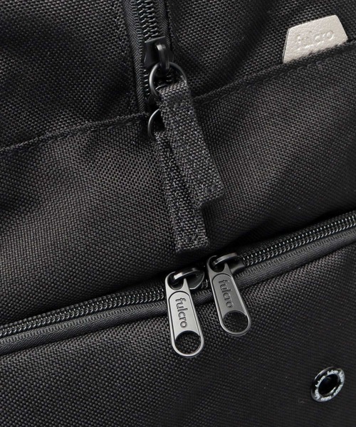 fulcro(フルクロ)の「fulcro フルクロ 撥水 10ポケット ボストンバッグ ボーリング ビジネスボストン A4サイズ・シューズ収納対応 Cityシリーズ 30L(ボストンバッグ・メンズ・ブラック・FREE)」の10枚目の写真