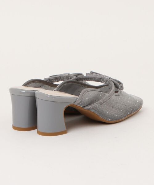 ORiental TRaffic（オリエンタルトラフィック）の「リボン ベルト ラインストーン シアー ミュール /51124（パンプス・レディース・ブラック/グレー・M/S/LL/L）」の16枚目の写真