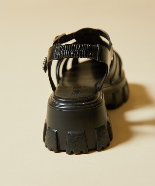 PUBLUX（パブリュクス）の「MARY QUANT × PUBLUX/マリークワント ワンポイント グルカサンダル　限定展開（サンダル・レディース・ブラック/オリーブ・M/L）」の20枚目の写真