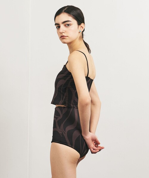 ユナイトアローズ　キャミオールインワンスイムウェア UNITED ARROWS green label relaxing - 【BLACK】【FREE