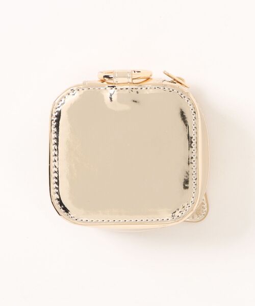 ACCOMMODE（アコモデ）の「エリクリン/ドッグフードダイカットポーチ（ポーチ・レディース・シルバー/ゴールド・FREE）」の9枚目の写真