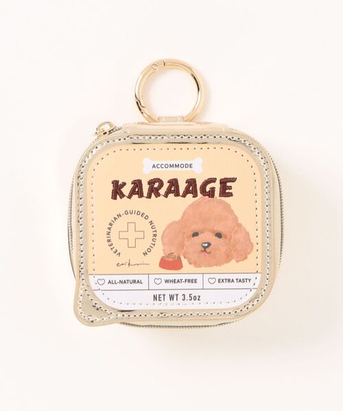 ACCOMMODE（アコモデ）の「エリクリン/ドッグフードダイカットポーチ（ポーチ・レディース・シルバー/ゴールド・FREE）」の12枚目の写真