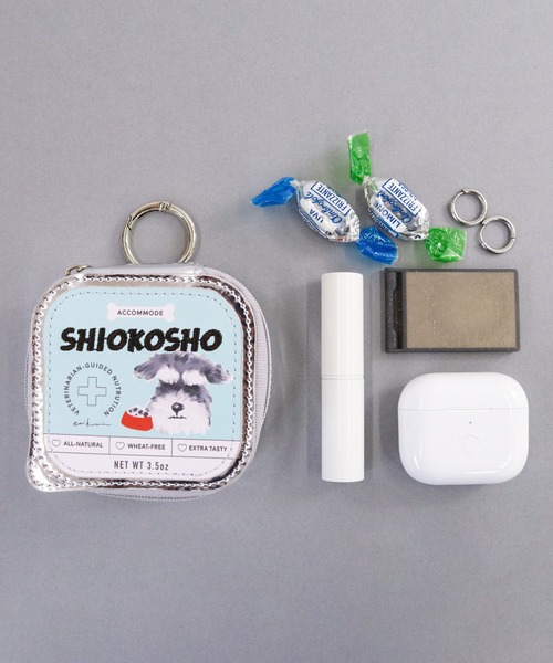 ACCOMMODE（アコモデ）の「エリクリン/ドッグフードダイカットポーチ（ポーチ・レディース・シルバー/ゴールド・FREE）」の4枚目の写真