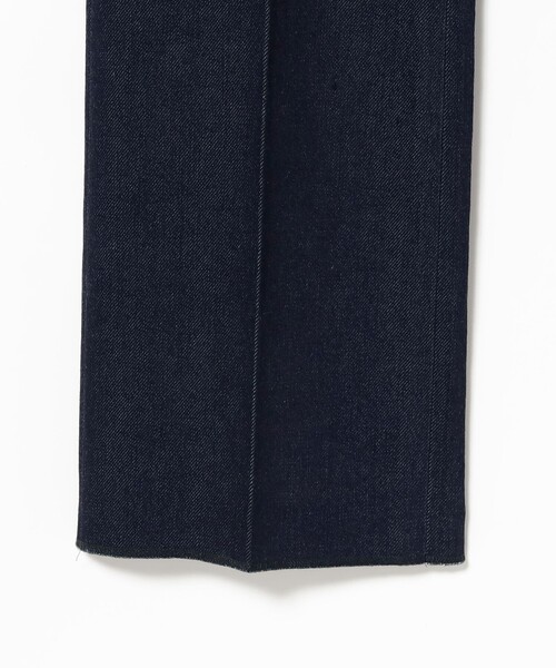 BEAMS F（ビームスエフ）の「【別注】ORTELO / シューカット ノープリーツ デニム スラックス（その他パンツ・メンズ・ブルー/ブラック・48/50/44/46）」の4枚目の写真