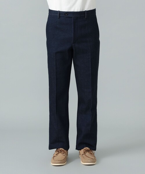 BEAMS F（ビームスエフ）の「【別注】ORTELO / シューカット ノープリーツ デニム スラックス（その他パンツ・メンズ・ブルー/ブラック・48/50/44/46）」の9枚目の写真