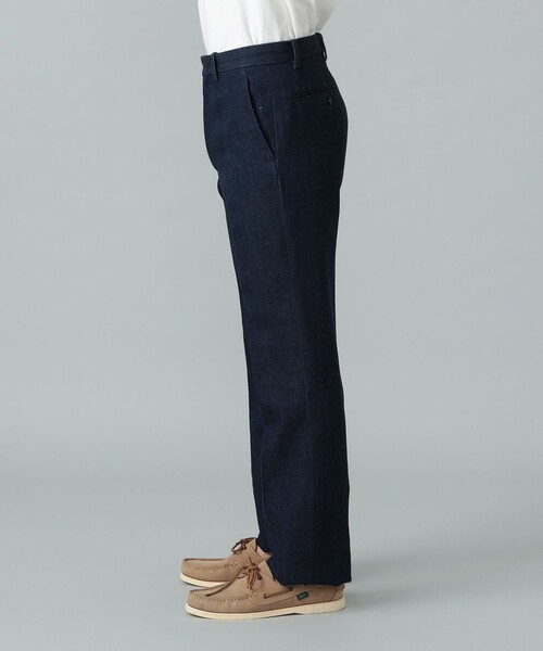 BEAMS F（ビームスエフ）の「【別注】ORTELO / シューカット ノープリーツ デニム スラックス（その他パンツ・メンズ・ブルー/ブラック・48/50/44/46）」の10枚目の写真