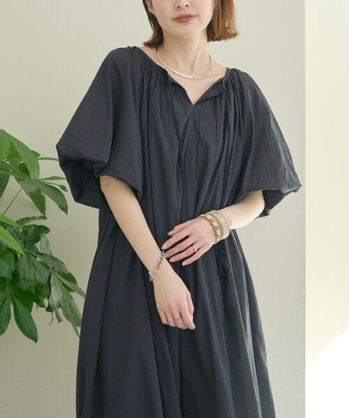 CIAOPANIC TYPY(チャオパニックティピー)の「【india】2WAYカフタンバルーンワンピース(ワンピース・レディース・ブラウン/ピンク/アイボリー/ブラック・ONE SIZE)」の10枚目の写真