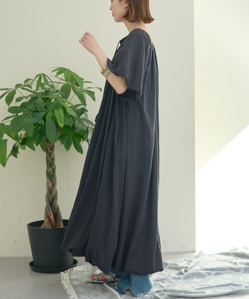 CIAOPANIC TYPY(チャオパニックティピー)の「【india】2WAYカフタンバルーンワンピース(ワンピース・レディース・ブラウン/ピンク/アイボリー/ブラック・ONE SIZE)」の16枚目の写真