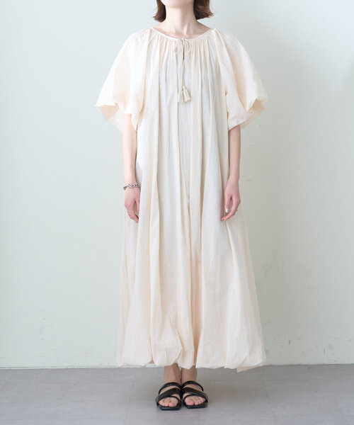 CIAOPANIC TYPY(チャオパニックティピー)の「【india】2WAYカフタンバルーンワンピース(ワンピース・レディース・ブラウン/ピンク/アイボリー/ブラック・ONE SIZE)」の18枚目の写真