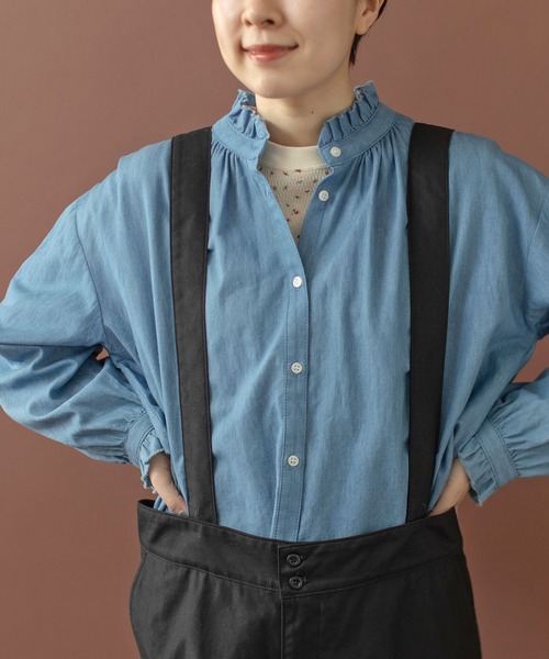 PAR ICI（パーリッシィ）の「USEDサーマル小花プリント 半袖Tシャツ（Tシャツ/カットソー・レディース・レッド/ブルー・FREE）」の14枚目の写真