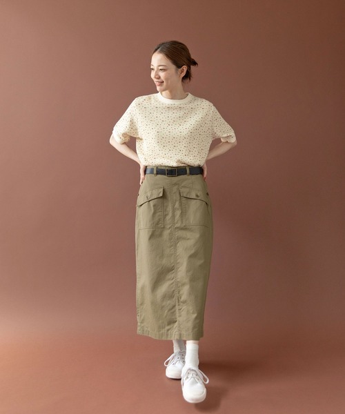 PAR ICI（パーリッシィ）の「USEDサーマル小花プリント 半袖Tシャツ（Tシャツ/カットソー・レディース・レッド/ブルー・FREE）」の11枚目の写真