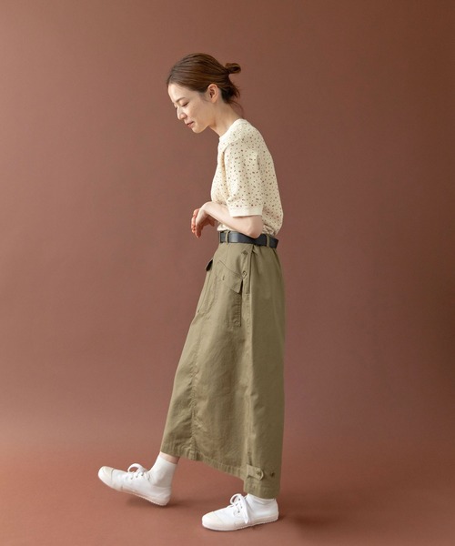 PAR ICI（パーリッシィ）の「USEDサーマル小花プリント 半袖Tシャツ（Tシャツ/カットソー・レディース・レッド/ブルー・FREE）」の12枚目の写真