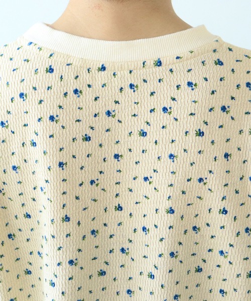 PAR ICI（パーリッシィ）の「USEDサーマル小花プリント 半袖Tシャツ（Tシャツ/カットソー・レディース・レッド/ブルー・FREE）」の18枚目の写真