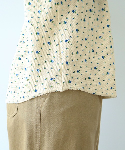 PAR ICI（パーリッシィ）の「USEDサーマル小花プリント 半袖Tシャツ（Tシャツ/カットソー・レディース・レッド/ブルー・FREE）」の20枚目の写真