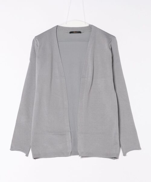Ritzy(リッツィー)の「5色展開 透け感ニットカーディガン(カーディガン/ボレロ・レディース・イエロー/ホワイト/ピンク/ブラック/グレー・FREE)」の22枚目の写真