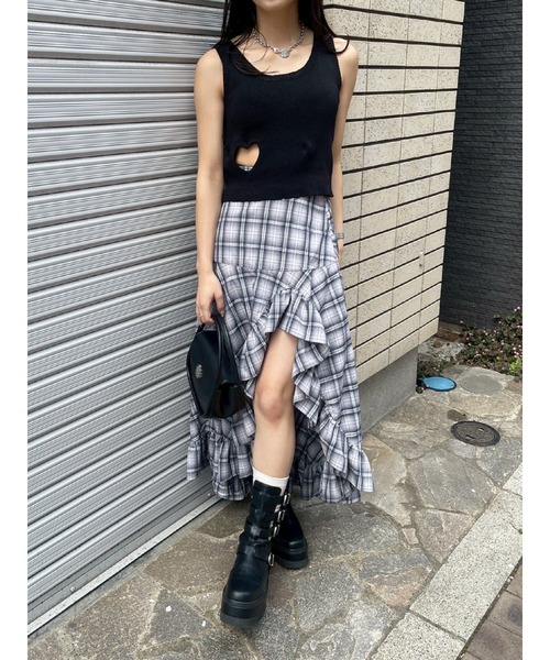 EVRIS(エヴリス)の「ハートカッティングニットトップス(ニット/セーター・レディース・ブラック/ブルー/ホワイト/ピンク・FREE)」の20枚目の写真