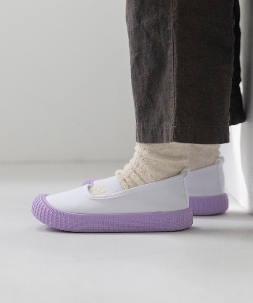 welleg（ウェレッグ）の「甲ゴムバンド 子ども用 上履き 上靴（スニーカー・キッズ・ブルー/ブラウン/ピンク/ホワイト/オレンジ/パープル・14.0cm/14.5cm/15.0cm/15.5cm/16.0cm/16.5cm/17.0cm/17.5cm/18.0cm/18.5cm/19.0cm/19.5cm/20.0cm/20.5cm/13.5cm）」の13枚目の写真