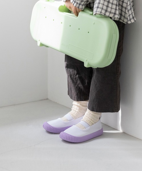 welleg（ウェレッグ）の「甲ゴムバンド 子ども用 上履き 上靴（スニーカー・キッズ・ブルー/ブラウン/ピンク/ホワイト/オレンジ/パープル・14.0cm/14.5cm/15.0cm/15.5cm/16.0cm/16.5cm/17.0cm/17.5cm/18.0cm/18.5cm/19.0cm/19.5cm/20.0cm/20.5cm/13.5cm）」の16枚目の写真