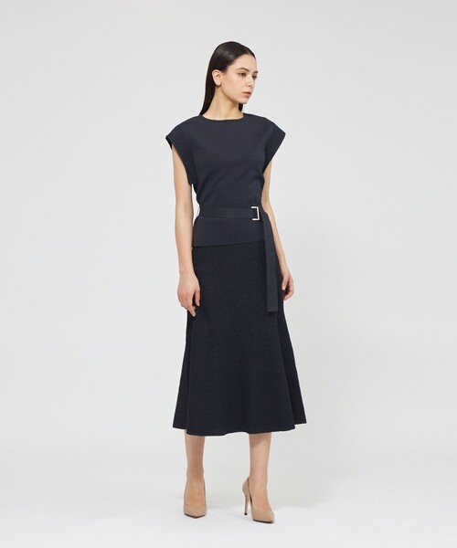 EPOCA(エポカ)の「【VERY NaVY2025年6月号掲載】La maglia estate ニットスカート(スカート・レディース・レッド系その他3/ネイビー/オフホワイト・38/40)」の10枚目の写真