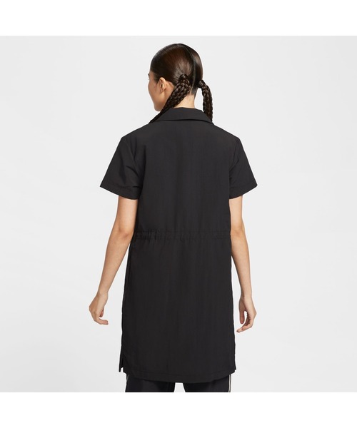 NIKE（ナイキ）の「ナイキ NIKE ナイキ  NSW EVRYTHNG WVN SS ミニ ドレス（チュニック・レディース・ネイビー/ブラック・M/L）」の3枚目の写真