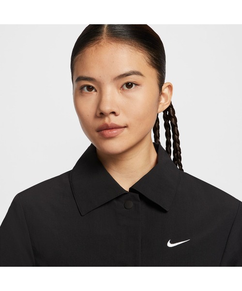 NIKE（ナイキ）の「ナイキ NIKE ナイキ  NSW EVRYTHNG WVN SS ミニ ドレス（チュニック・レディース・ネイビー/ブラック・M/L）」の6枚目の写真