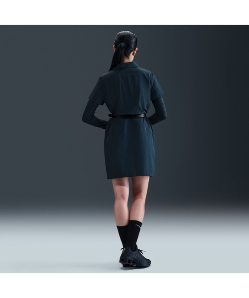 NIKE（ナイキ）の「ナイキ NIKE ナイキ  NSW EVRYTHNG WVN SS ミニ ドレス（チュニック・レディース・ネイビー/ブラック・M/L）」の13枚目の写真