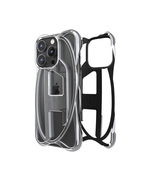 【ManaKazu】diesel iPhone16proハードカバー DIESEL[ディーゼル] iPhone 16 Pro Case Oval D GLOSSY CHAIN