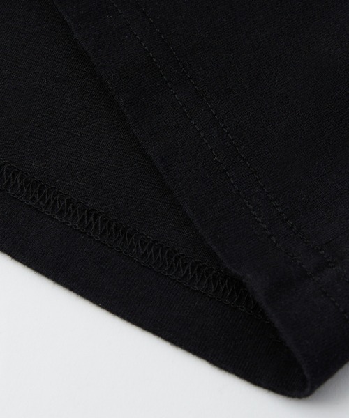 X-girl(エックスガール)の「NUMBER 1 GLITTER OVAL LOGO S/S TEE(Tシャツ/カットソー・レディース・ホワイト/ブラック・M/S/L)」の4枚目の写真