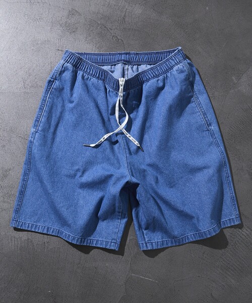 RED KAP（レッドキャップ）の「RED KAP/レッドキャップ 別注 デニム シェフイージーショーツ（その他パンツ・メンズ・ネイビー/サックスブルー/その他13/ホワイト・SMALL/MEDIUM/LARGE）」の5枚目の写真