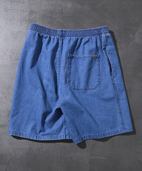 RED KAP（レッドキャップ）の「RED KAP/レッドキャップ 別注 デニム シェフイージーショーツ（その他パンツ・メンズ・ネイビー/サックスブルー/その他13/ホワイト・SMALL/MEDIUM/LARGE）」の9枚目の写真