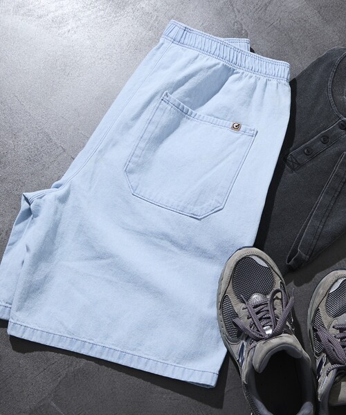 RED KAP（レッドキャップ）の「RED KAP/レッドキャップ 別注 デニム シェフイージーショーツ（その他パンツ・メンズ・ネイビー/サックスブルー/その他13/ホワイト・SMALL/MEDIUM/LARGE）」の13枚目の写真