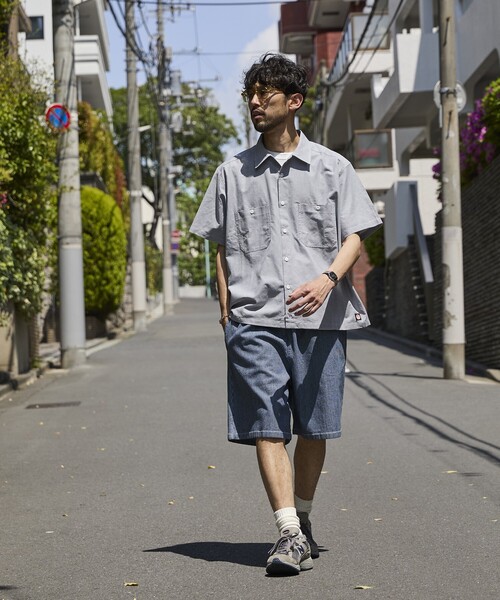 RED KAP（レッドキャップ）の「RED KAP/レッドキャップ 別注 デニム シェフイージーショーツ（その他パンツ・メンズ・ネイビー/サックスブルー/その他13/ホワイト・SMALL/MEDIUM/LARGE）」の18枚目の写真