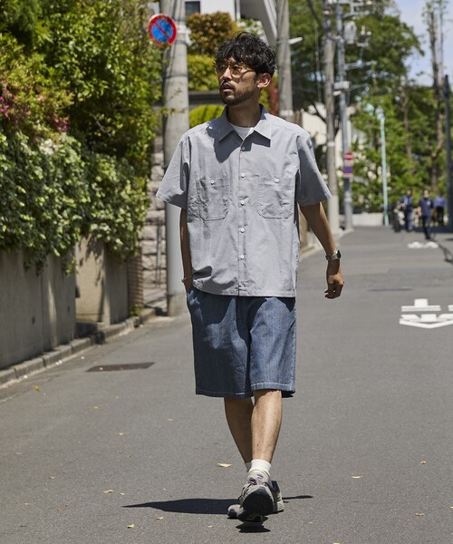 RED KAP（レッドキャップ）の「RED KAP/レッドキャップ 別注 デニム シェフイージーショーツ（その他パンツ・メンズ・ネイビー/サックスブルー/その他13/ホワイト・SMALL/MEDIUM/LARGE）」の19枚目の写真