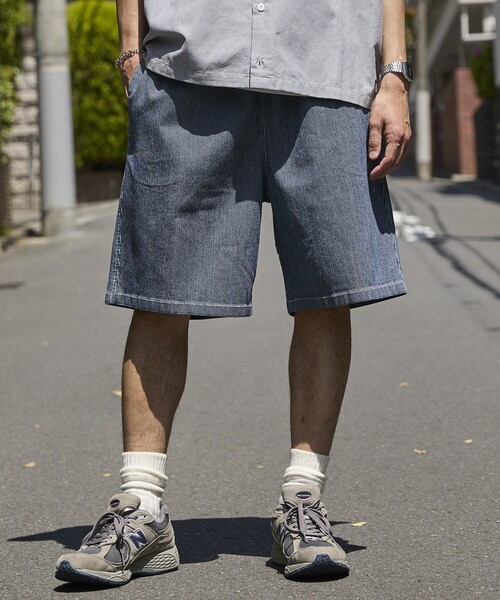 RED KAP（レッドキャップ）の「RED KAP/レッドキャップ 別注 デニム シェフイージーショーツ（その他パンツ・メンズ・ネイビー/サックスブルー/その他13/ホワイト・SMALL/MEDIUM/LARGE）」の20枚目の写真