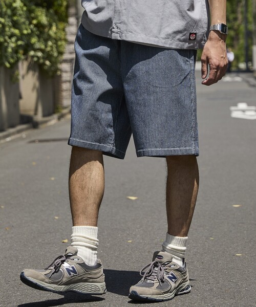 RED KAP（レッドキャップ）の「RED KAP/レッドキャップ 別注 デニム シェフイージーショーツ（その他パンツ・メンズ・ネイビー/サックスブルー/その他13/ホワイト・SMALL/MEDIUM/LARGE）」の22枚目の写真