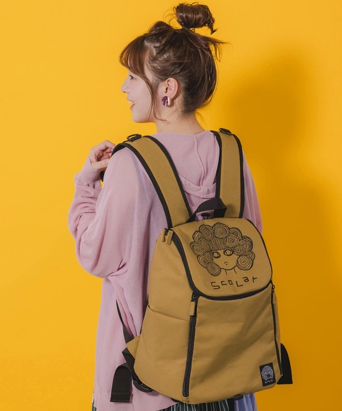 ScoLar（スカラー）の「652436：スカラーちゃんペットキャリーリュック（バックパック/リュック・レディース・ブラック/カーキ/ベージュ・FREE）」の8枚目の写真