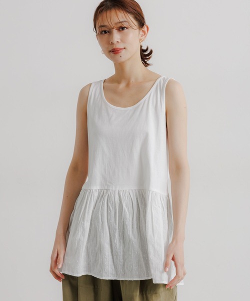 セール】アソートレイヤードタンク[プラスサイズあり]（タンクトップ
