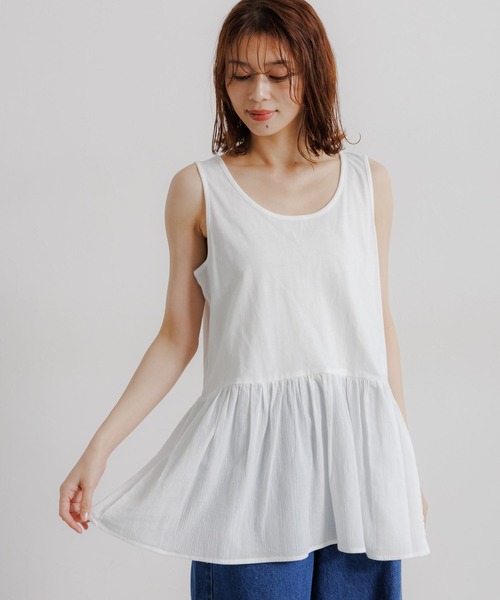 studio CLIP（スタディオクリップ）の「アソートレイヤードタンク[プラスサイズあり]（タンクトップ・レディース・その他1/その他2/その他3・ﾌﾘｰ(L)/FREE）」の10枚目の写真