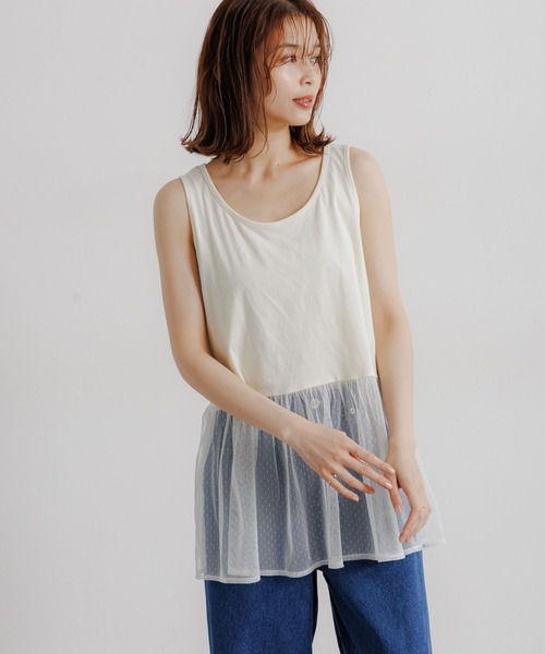 studio CLIP（スタディオクリップ）の「アソートレイヤードタンク[プラスサイズあり]（タンクトップ・レディース・その他1/その他2/その他3・ﾌﾘｰ(L)/FREE）」の18枚目の写真